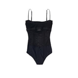 FETICO / VELVET & MESH COMBINED BODYSUIT