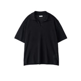 YOKE / Washi Polyester Knit Sheer Skipper Shirt