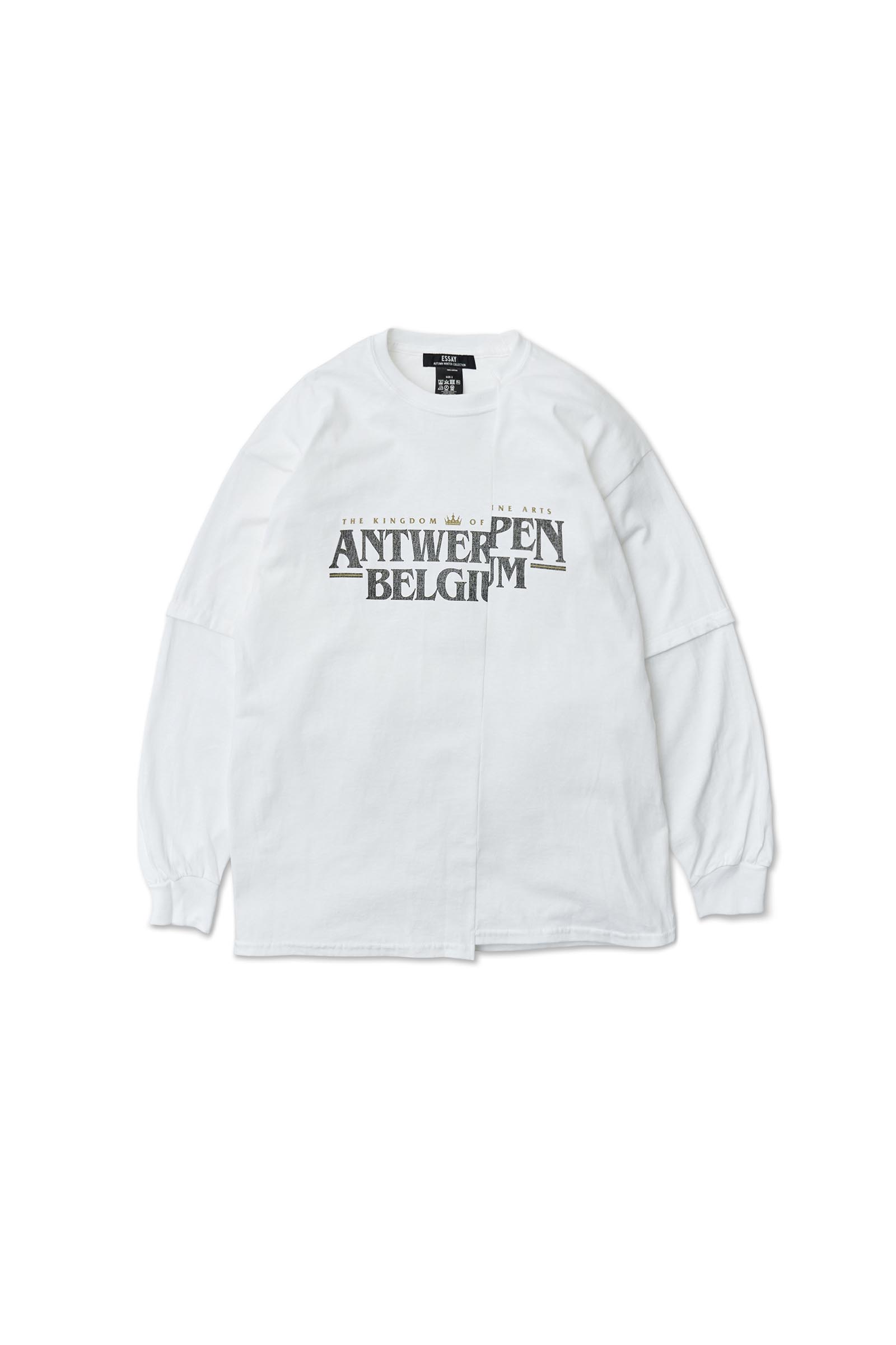 ESSAY / TS-3 CUT UP LONG LAYER T-SHIRT