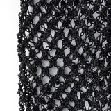 FETICO / MACRAMÉ FRINGED MAXI DRESS
