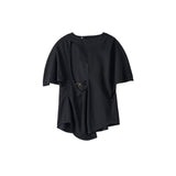 PHOTOCOPIEU / ROUND CUT OUT BLOUSE