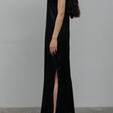 GABRIELA COLL GARMENTS / SILK SLIT DRESS