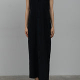 GABRIELA COLL GARMENTS / SILK PONGEE SLEEVELESS DRESS