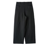 YOKE / Linen Silk Kersey 3pleated Tapered Trousers