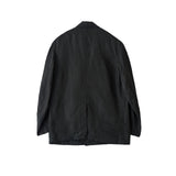 YOKE / Linen Silk Kersey Double Breasted Blezer