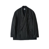 YOKE / Linen Silk Kersey Double Breasted Blezer