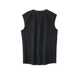 GABRIELA COLL GARMENTS / SUMMER WOOL SLEEVELESS SHIRT