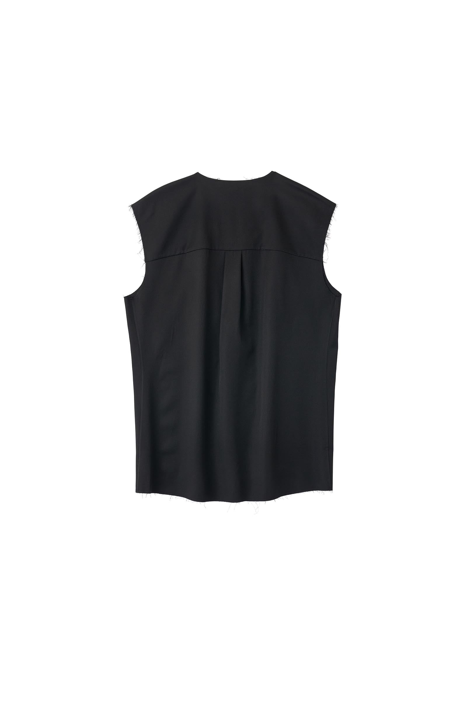 GABRIELA COLL GARMENTS / SUMMER WOOL SLEEVELESS SHIRT