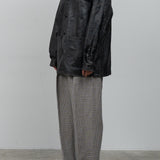 YOKE / CRACKED GOAT LEATHER CAR COAT