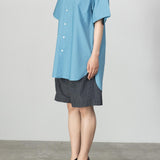 YOKE / BOXY REGULAR COLLAR SHIRT S/S