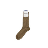 ROTOTO / VERTICAL LINE LINEN COTTON SOCKS
