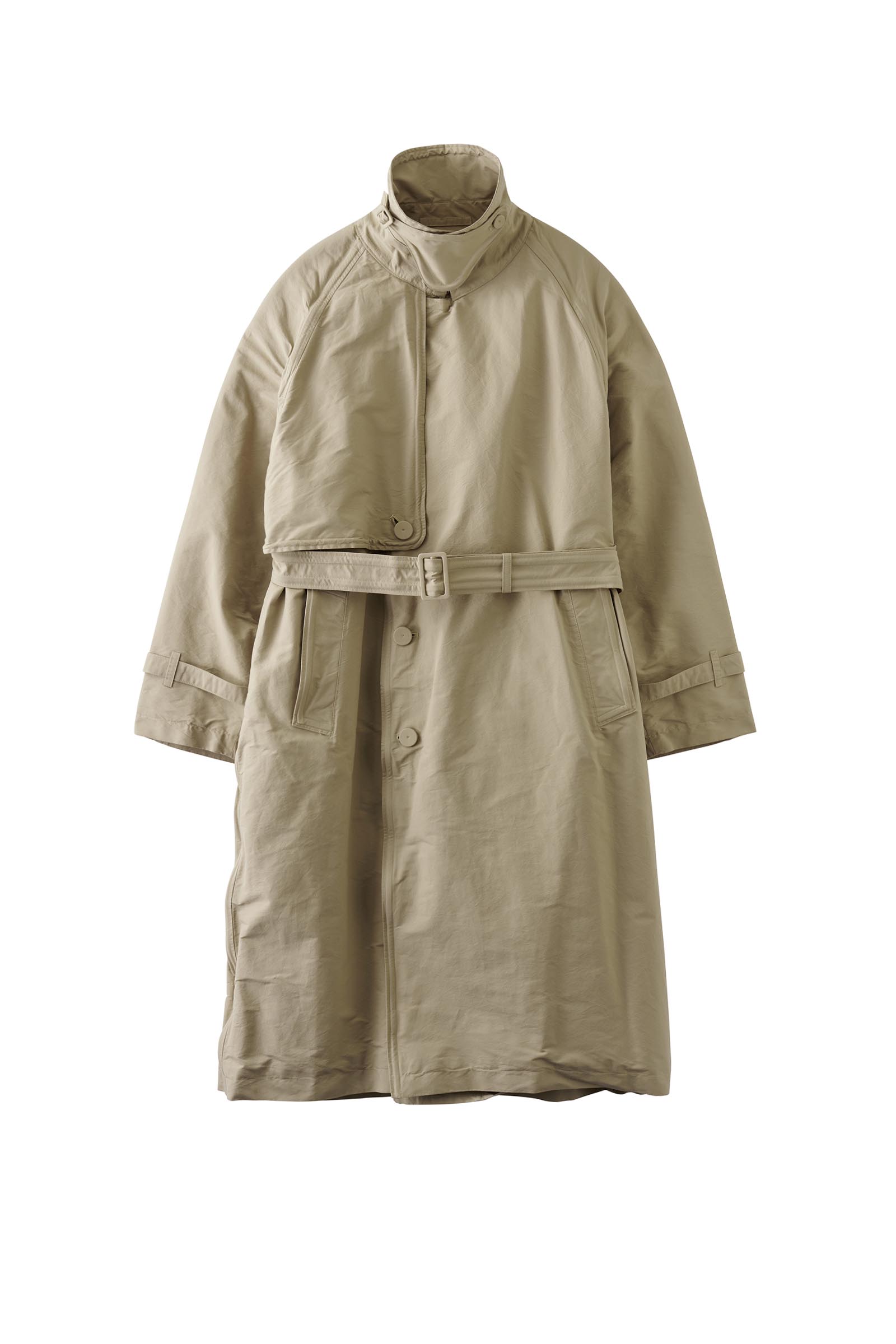 YOKE / Sculptural Wired Trench Coat
