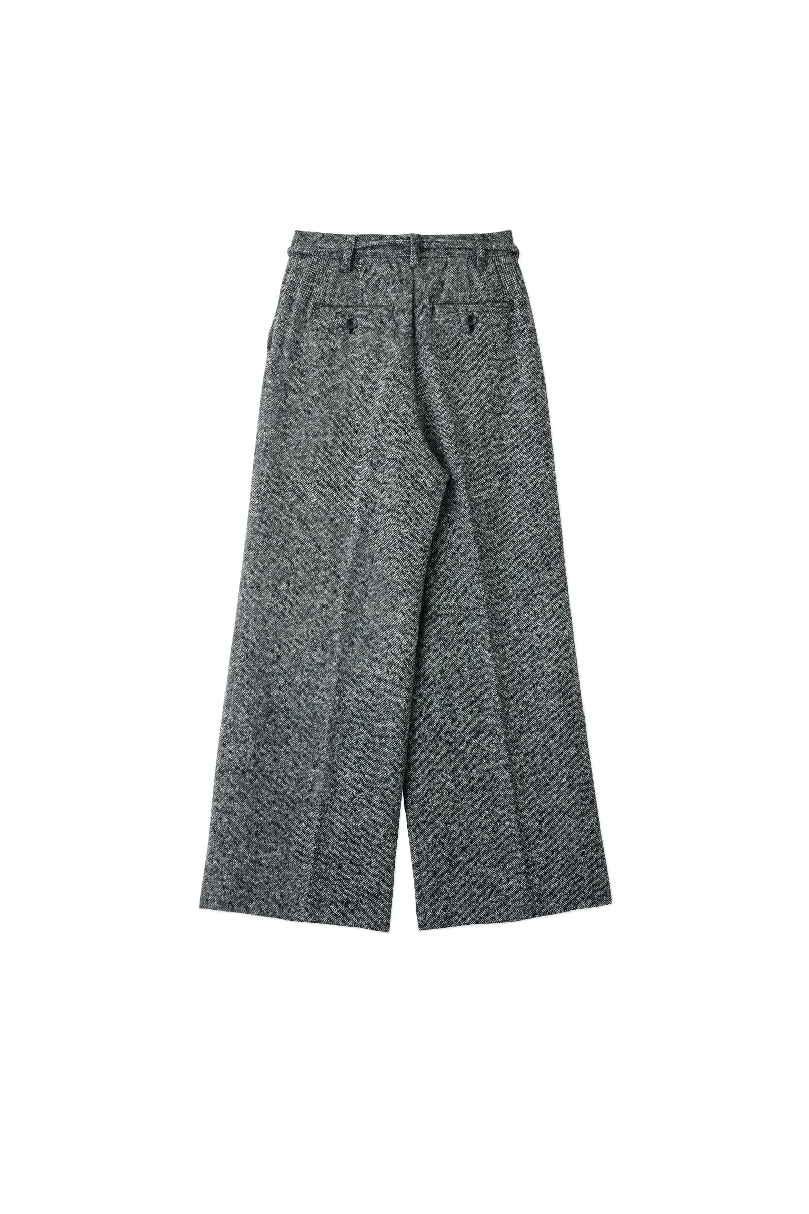 ERiKOKATORi / nep tweed wide pants
