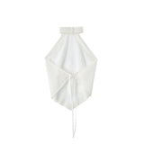 FETICO / SHEER HALTER TOP