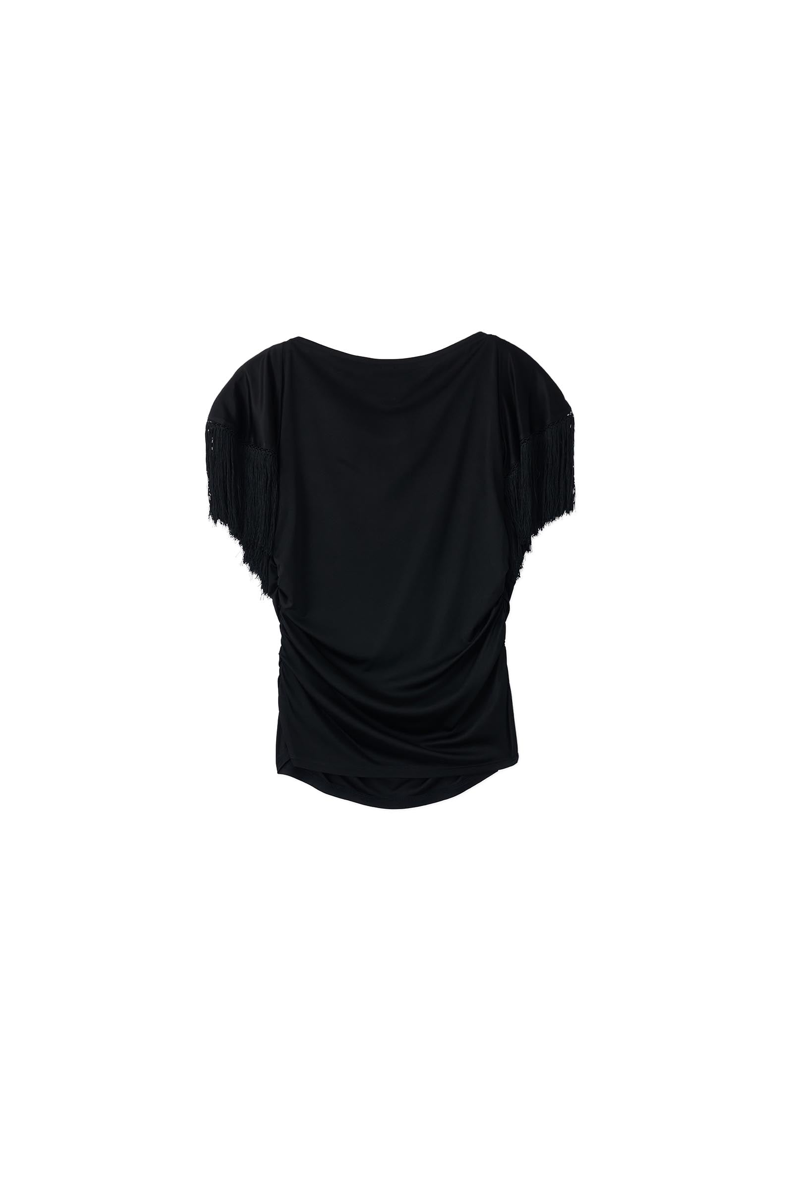 FETICO / FRINGED JERSEY TOP – carol ONLINE STORE
