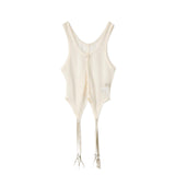 ERiKOKATORi / sheer garter tank top