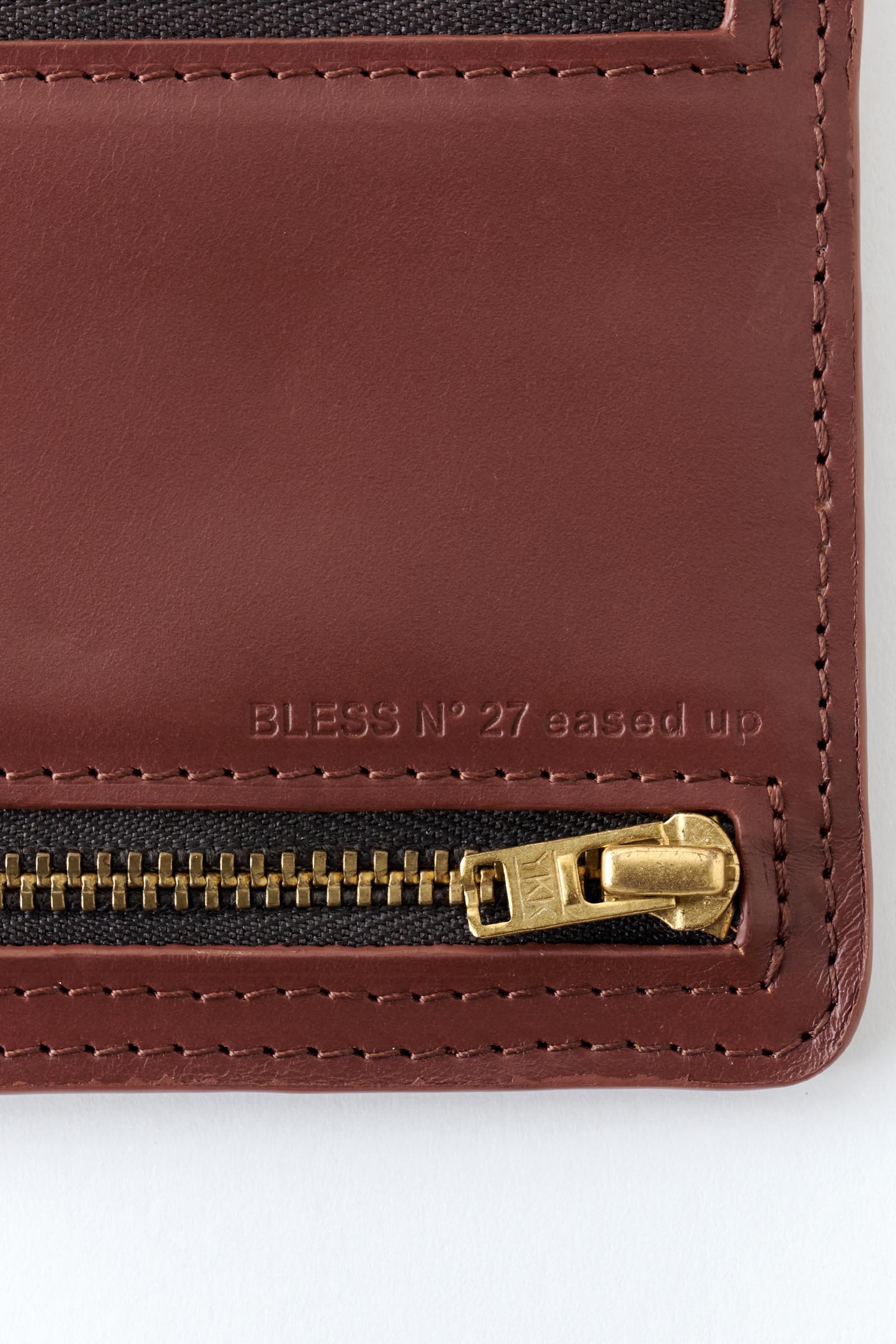 小物 BLESS 4ZIPPER PURSE BLACK Bless: 4 Zipper Wallet
