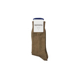 ROTOTO / VERTICAL LINE LINEN COTTON SOCKS