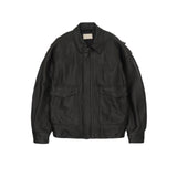 YOKE / Leather Flight Jacket