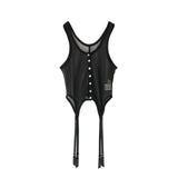 ERiKOKATORi / sheer garter tank top