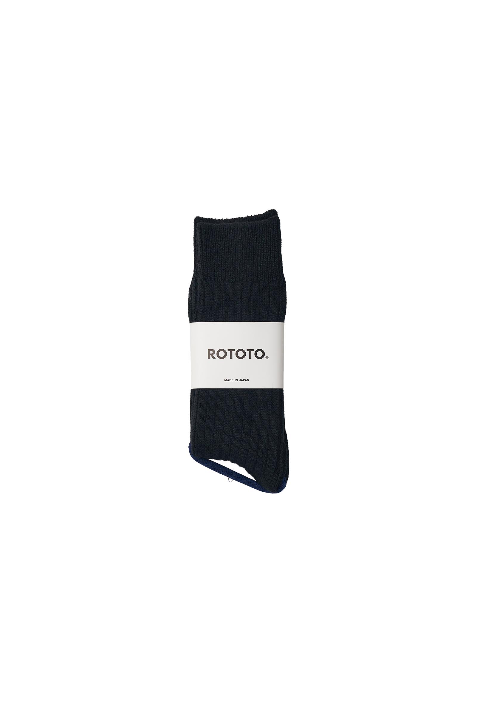 ROTOTO / COTTON WOOL RIBBED CREW SOCKSSHMERE
