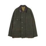 YOKE / COTTON CUT-OFF COVERALL JACKET