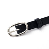 YOKE / Oval Leather Belt