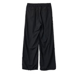 YOKE / NYLON 3PLEATED WIDE-LEG EASY TROUSERS