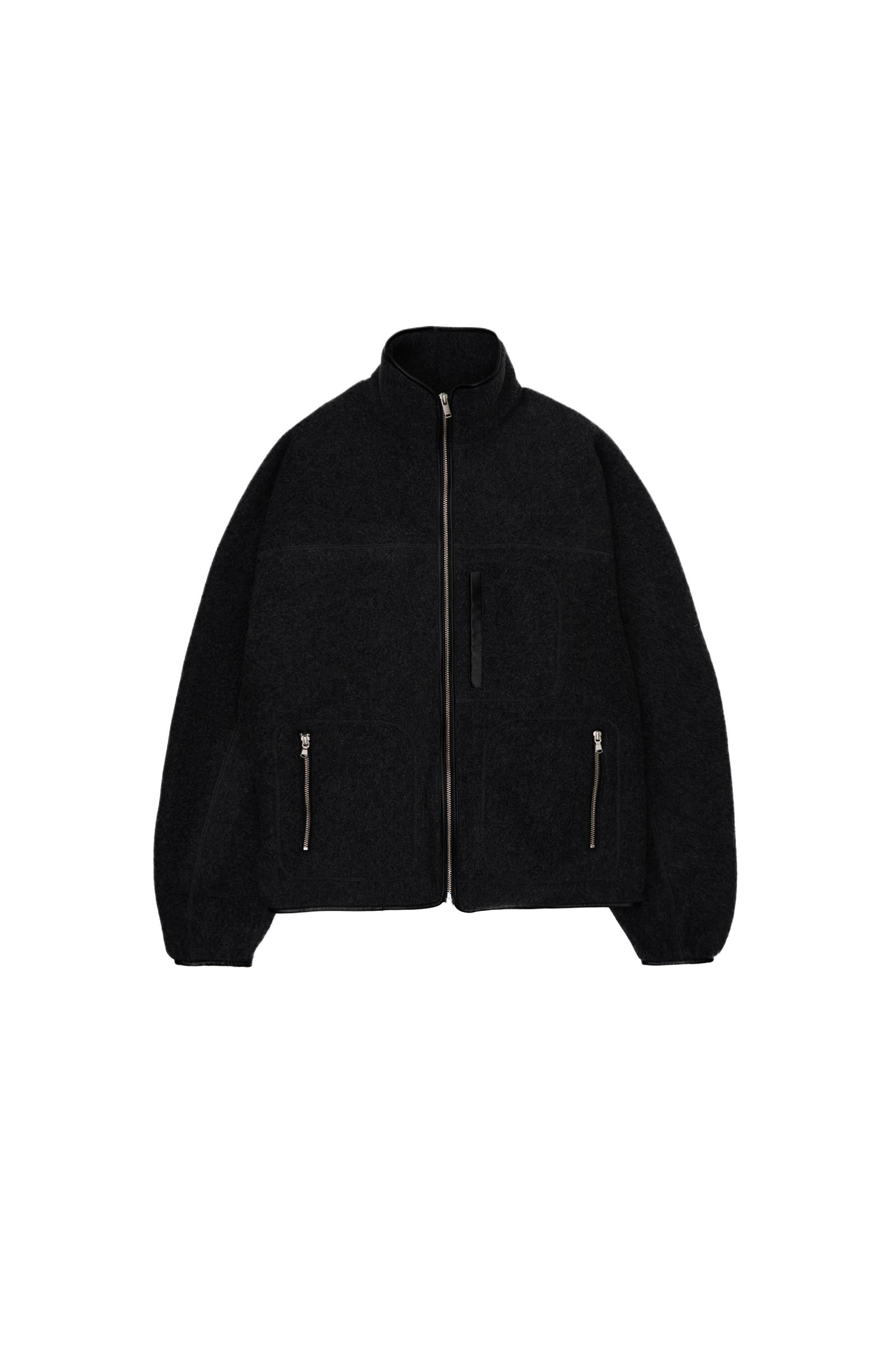YOKE / Wool Fleece Zip Blouson