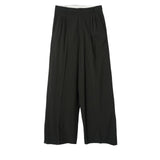 YOKE / WOOL TROPICAL 3PLEATED WIDE-LEG TROUSERS