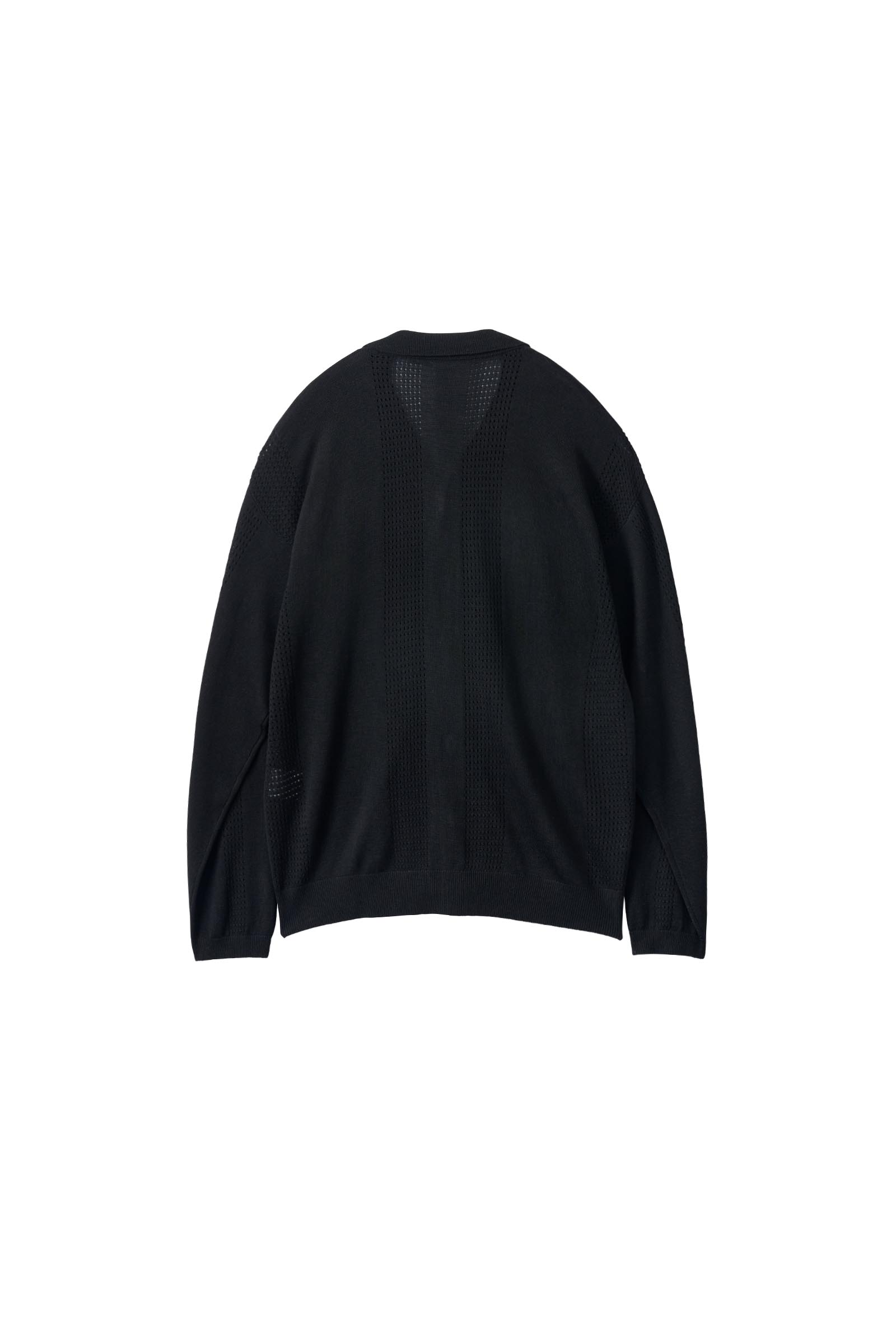 SEEALL / MESH KNIT CARDIGAN