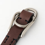 YOKE / Double Buckel Leather Belt