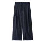 nonnotte /  Draping Crotch Box Pleats One-Tuck Trousers