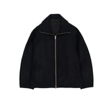 YOKE / Melton Stand Collar Zip Blouson