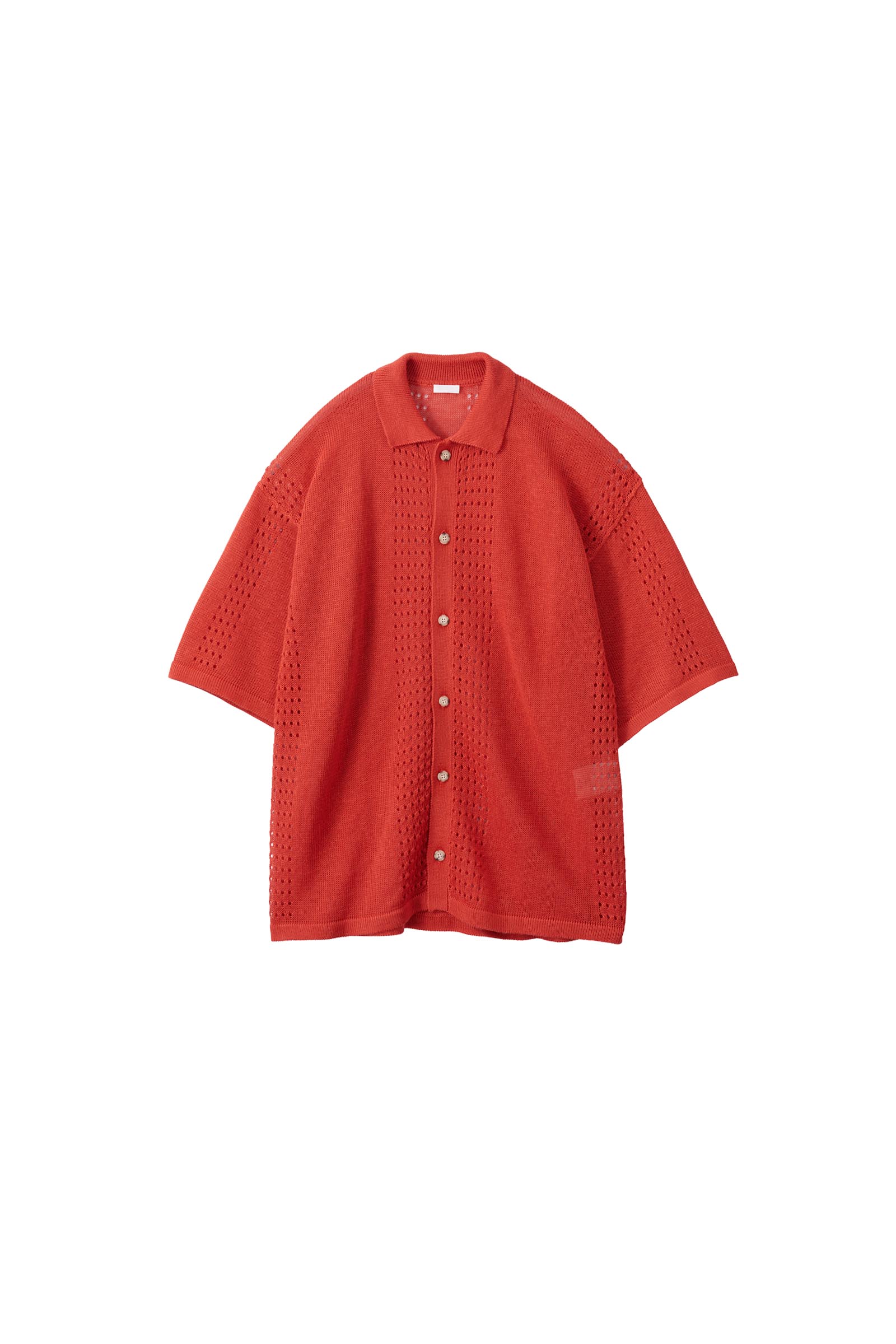 SEEALL / MESH KNIT SS SHIRTS