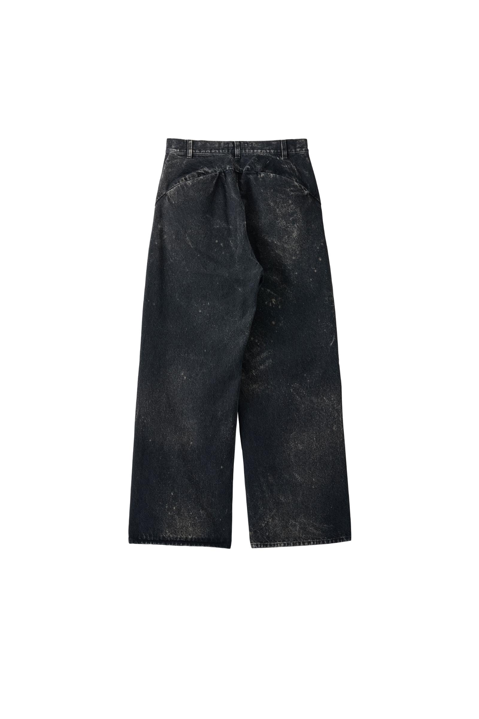 SU / CHEMICAL WASH DENIM PANTS
