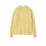 YOKE / ROUNDUM RIB CREWNECK SWEATER