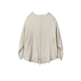 ERiKOKATORi / wool linen gawze top