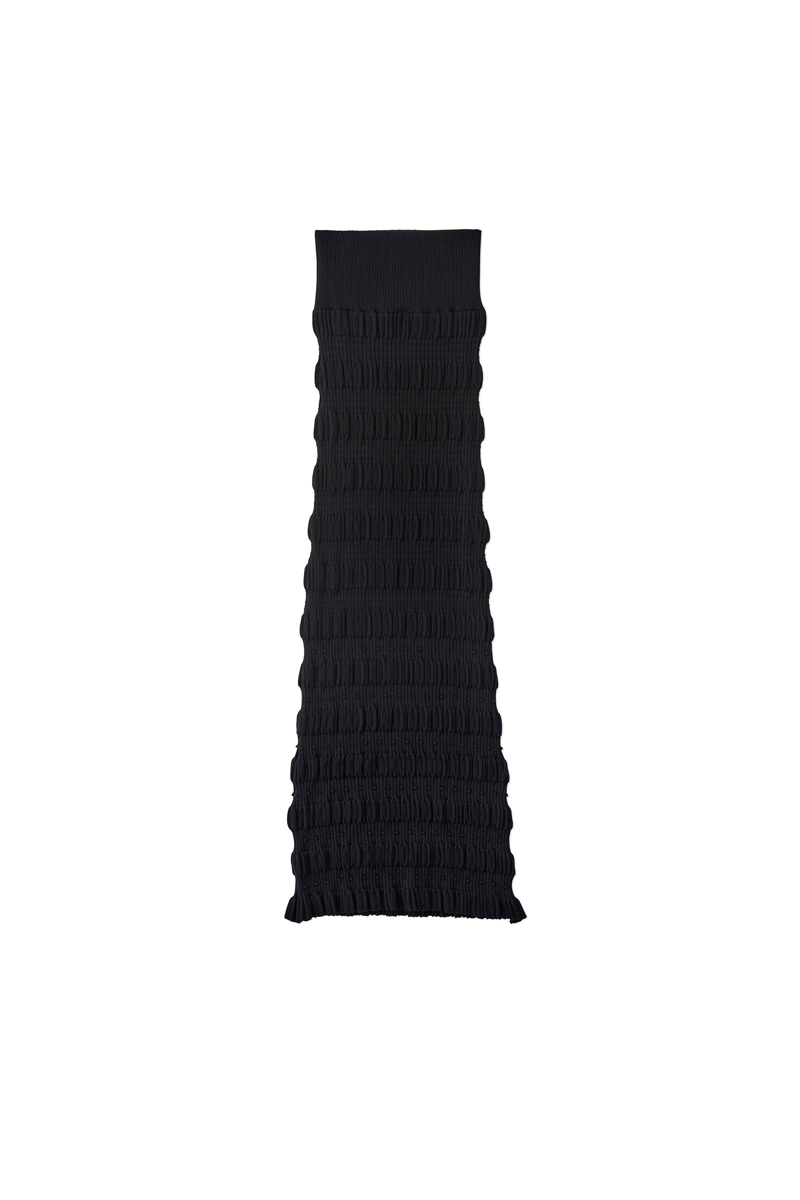 FETICO / Stripe knit maxi skirt