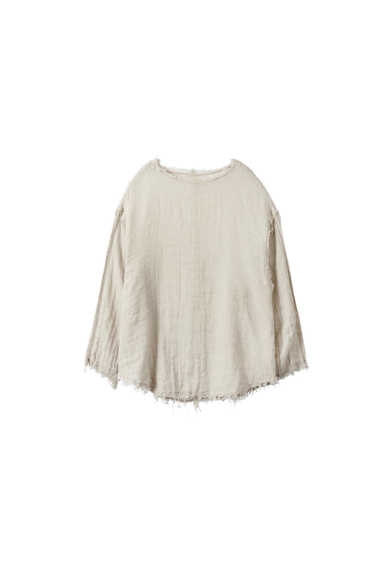 ERiKOKATORi / wool linen gawze top – carol ONLINE STORE