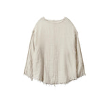 ERiKOKATORi / wool linen gawze top