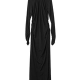 FETICO / STRETCH JERSEY GATHERED DRESS