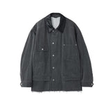 YOKE / COTTON CUT-OFF COVERALL JACKET