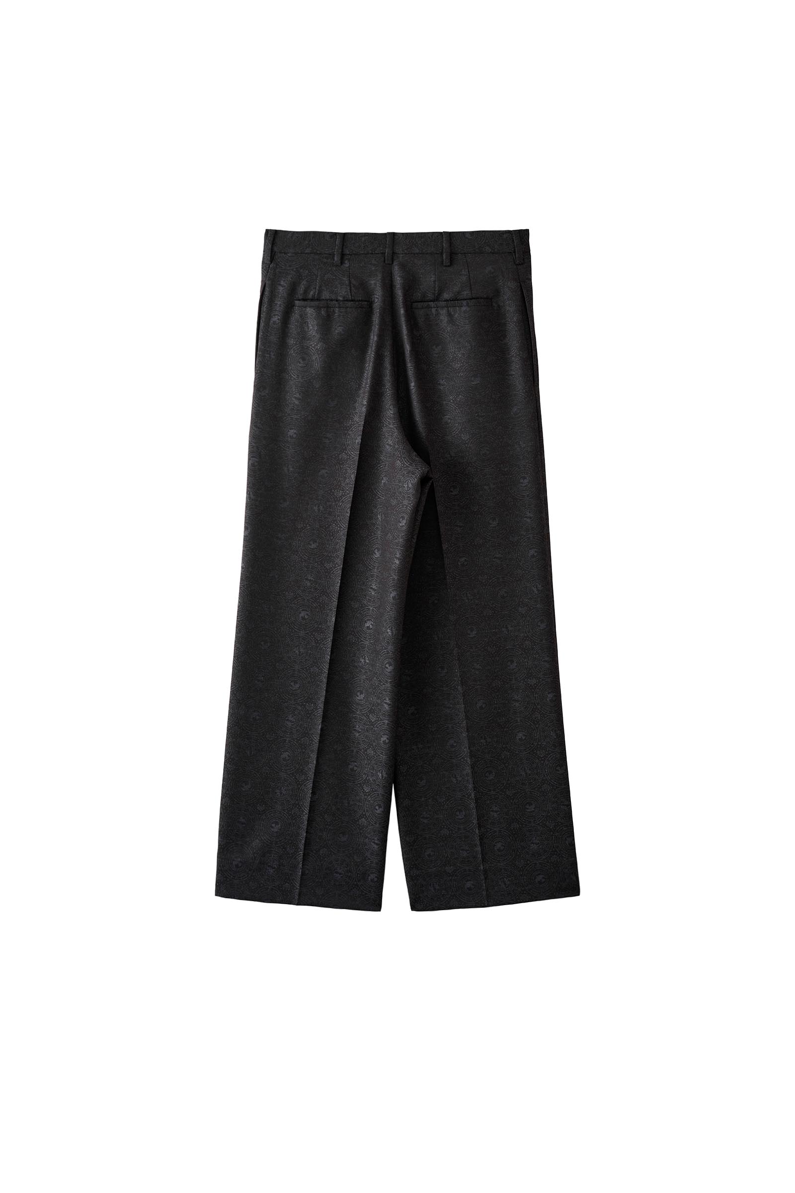 nonnotte / Draw Cord Wide Straight Trousers