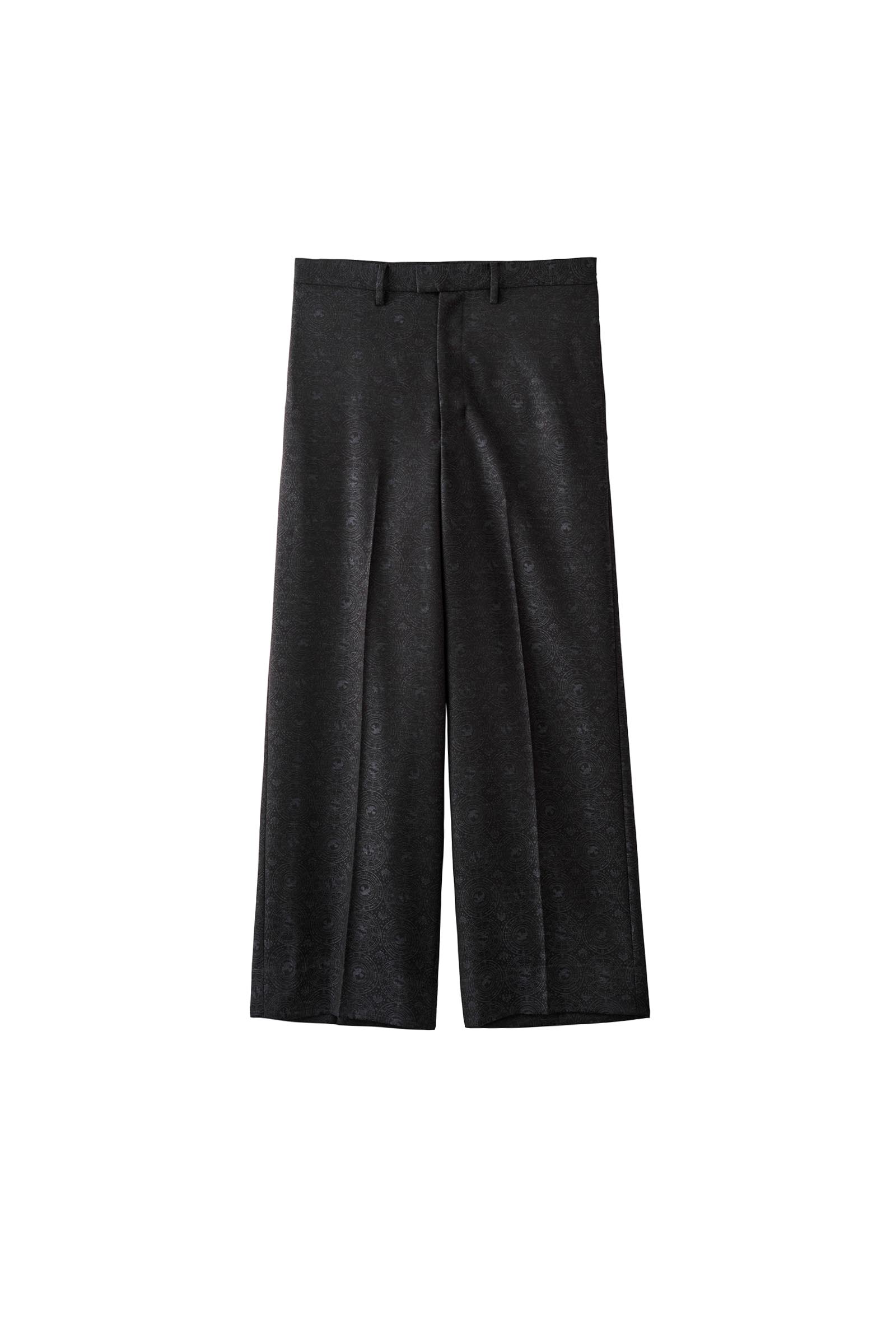 nonnotte / Draw Cord Wide Straight Trousers – carol ONLINE STORE