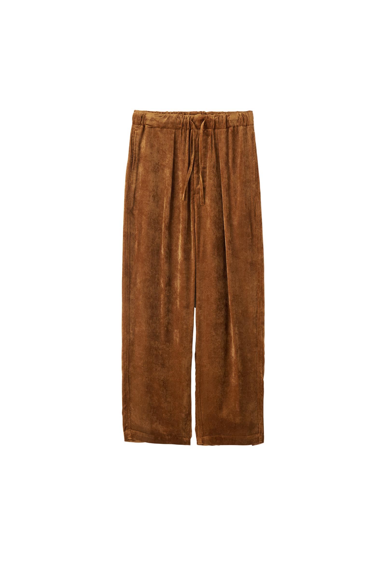 YOKE / Rayon Corduroy 1Pleated Easy Pants