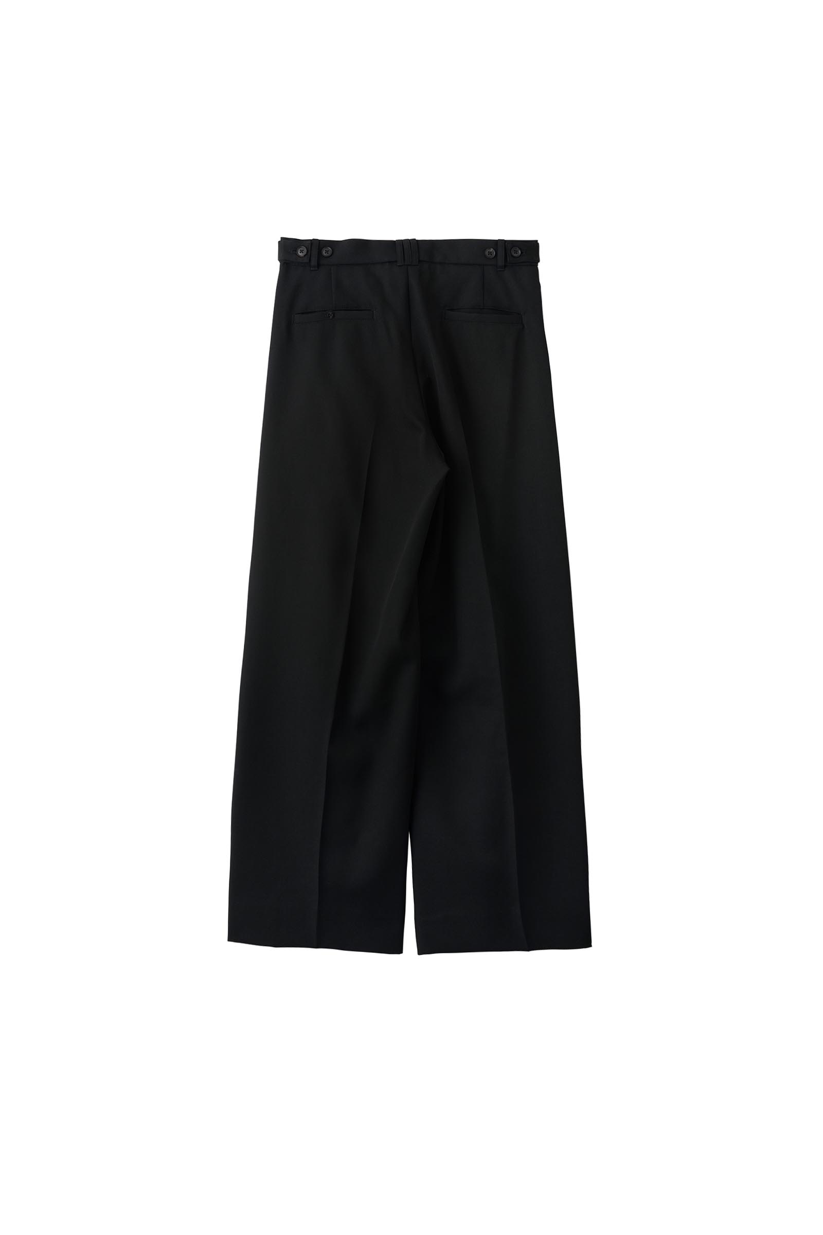YOKE / 3pleated Wide-leg Trousers