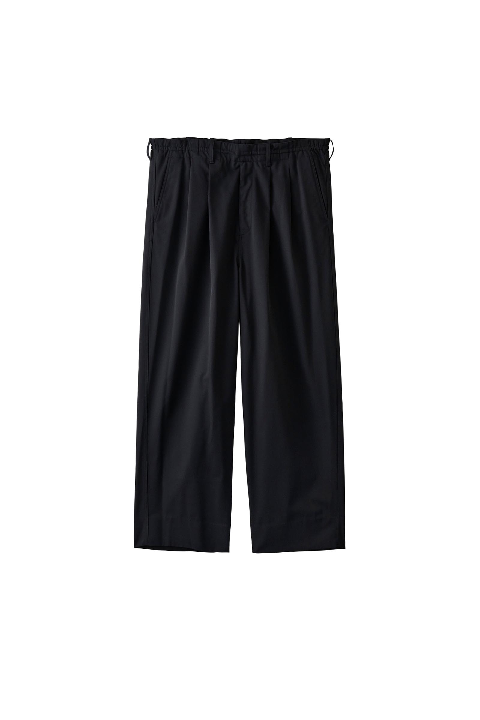 nonnotte / 2-Tuck Draw Cord Wide Trousers – carol ONLINE STORE