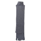 HED MAYNER / DESTROYED ASYMETRIC TURTLENECK SCARF