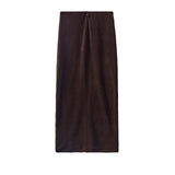 FETICO / WOOL VELOUR PENCIL SKIRT